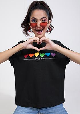 Pride Black Love Is Love T-Shirt 