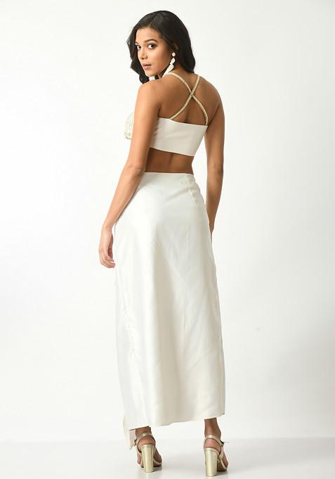 Seda Crop - White