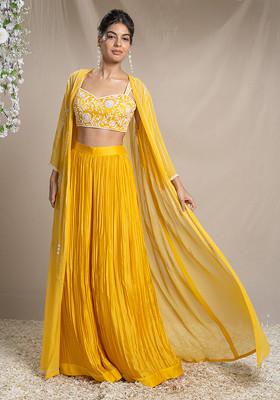 Yellow Dori Work Jacket Set