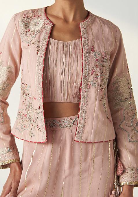 Azure Grace Chanderi Georgette Set main image 0