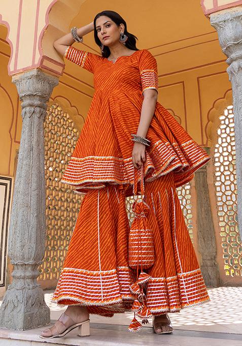 Meera Floral Sharara Set