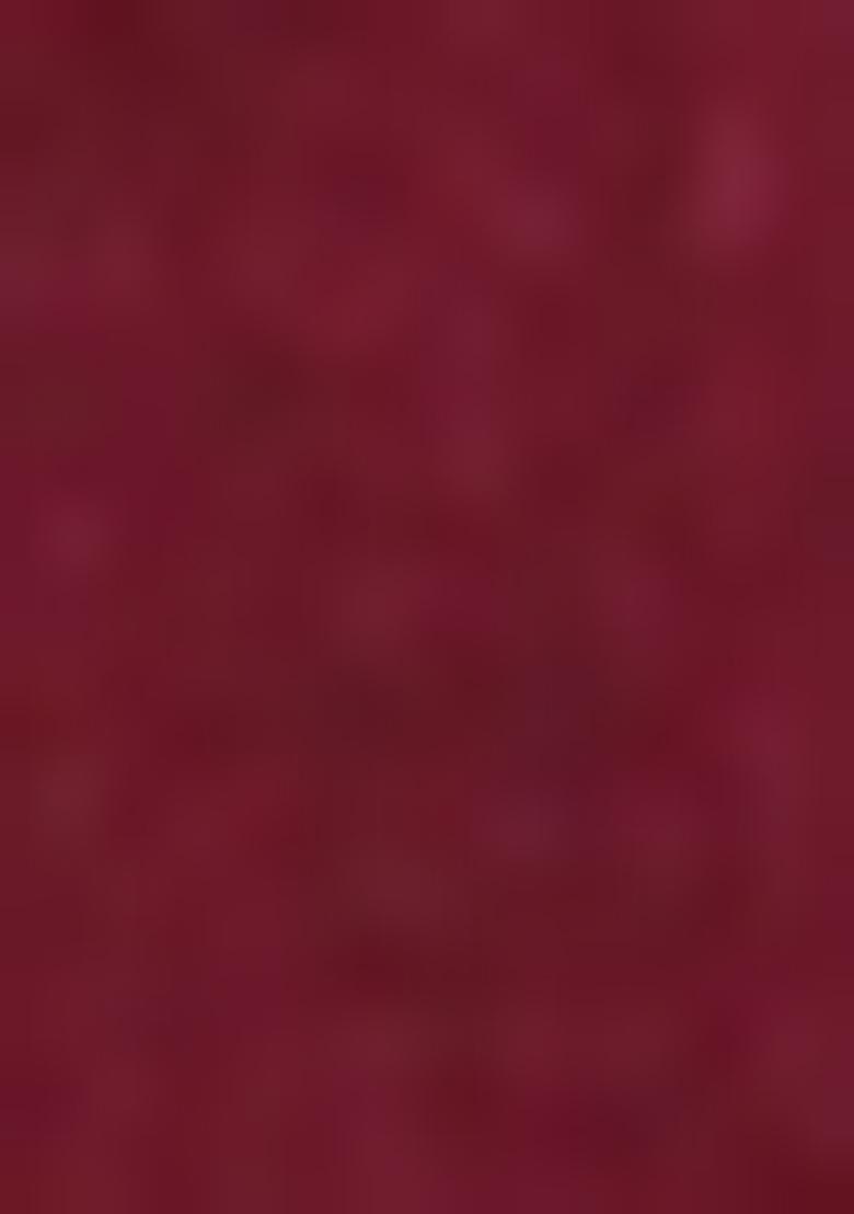 Maroon And Black Solid Silk Lehenga Set