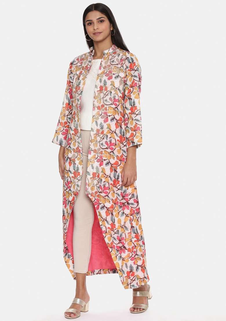 Multi Color Printed Cotton Top - Indya