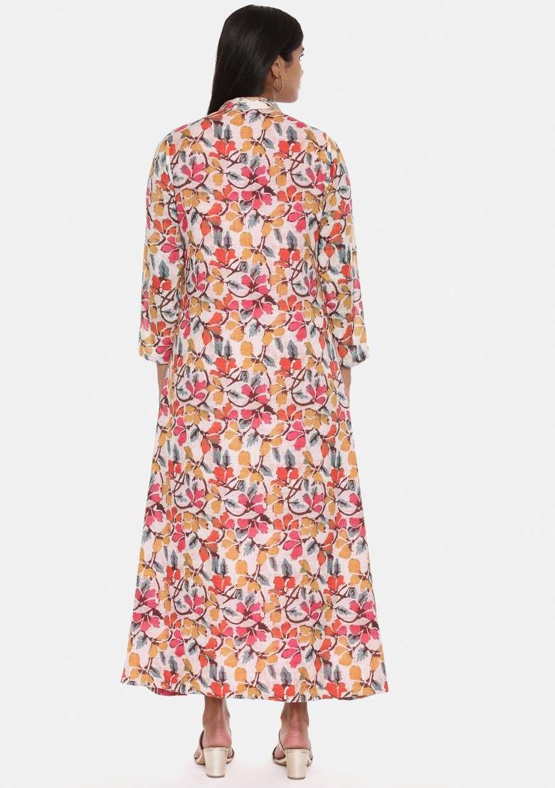 Multi Color Printed Cotton Top - Indya