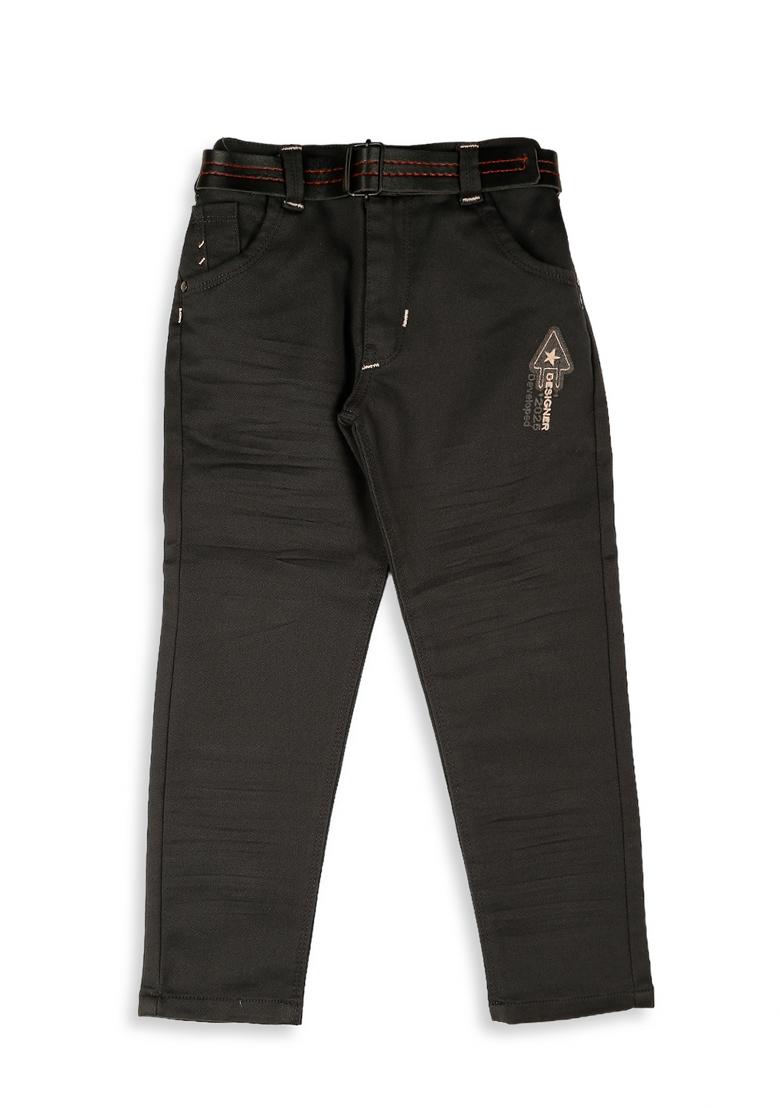 Peach Jacquard Work Cotton Blend Nehru Jacket Set For Boy