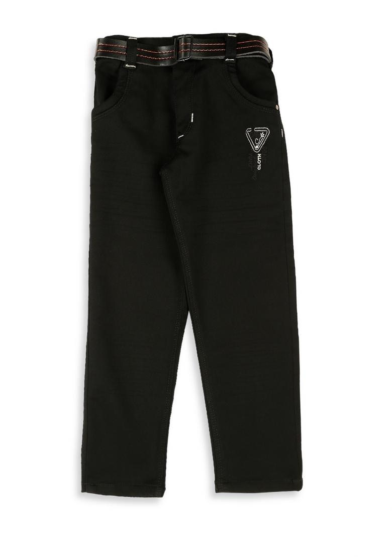 Peach Jacquard Work Cotton Blend Nehru Jacket Set For Boy