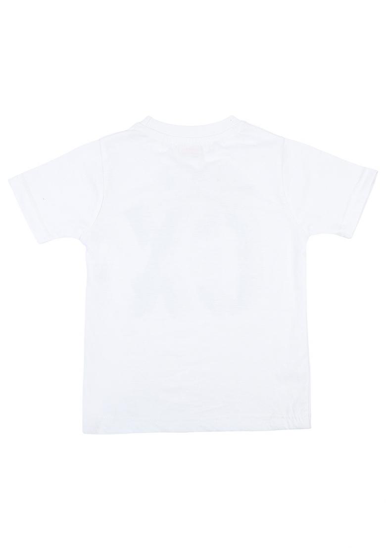 Black Printed Cotton Nehru Jacket Set For Boy