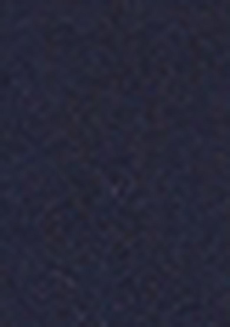 Navy Blue Printed Cotton Nehru Jacket Set For Boy