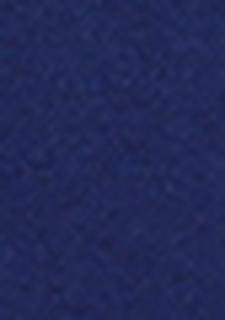 Royal Blue Solid Poly Cotton Nehru Jacket