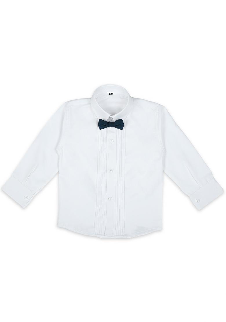 Peacock Green Printed Poly Cotton Nehru Jacket Set For Boy