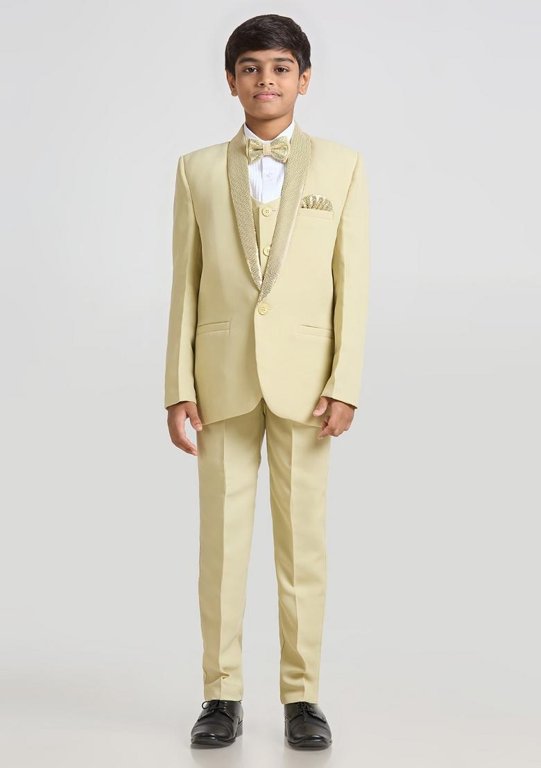 Pista Green Tikali Work Poly Cotton Suit Set For Boy