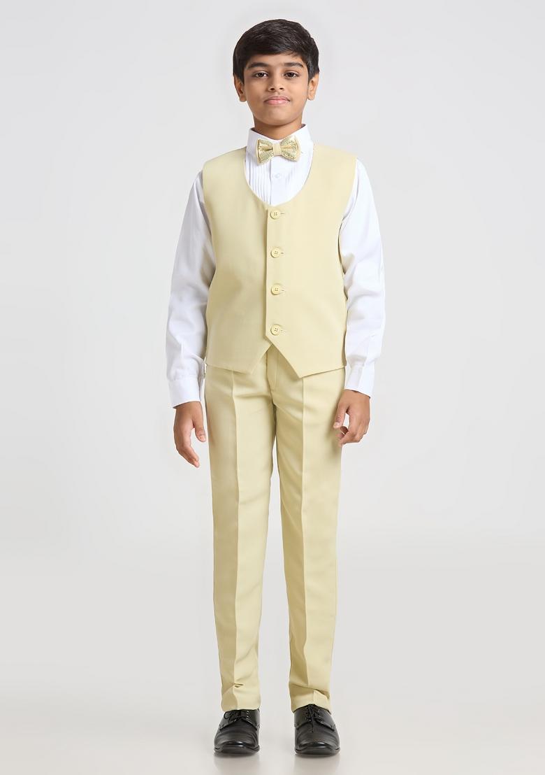 Pista Green Tikali Work Poly Cotton Suit Set For Boy