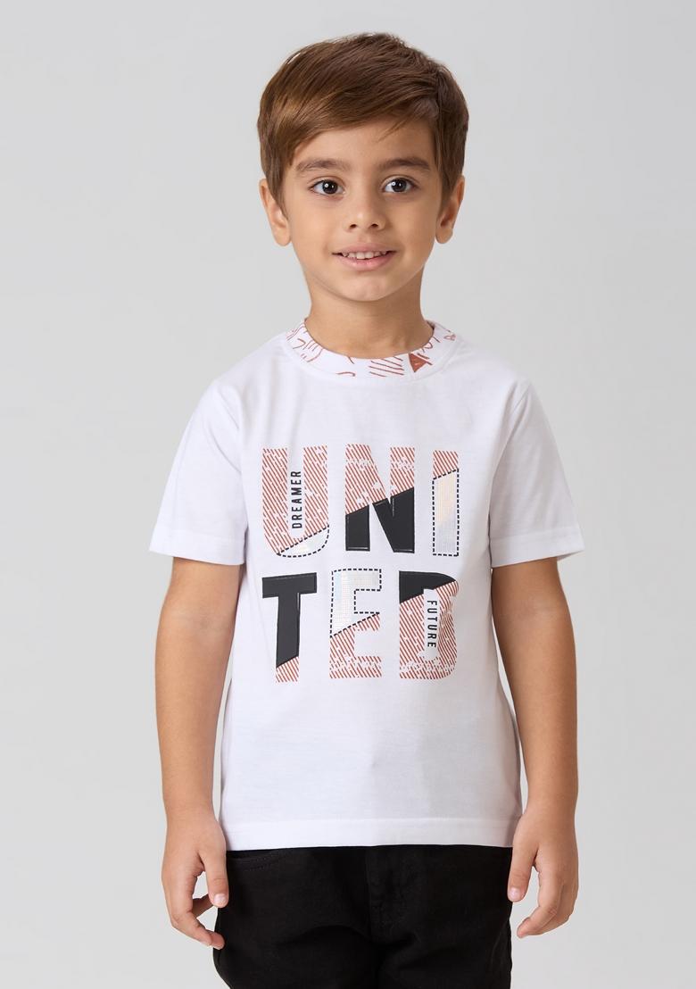 Baby Pink Printed Lycra Suit Set For Boy