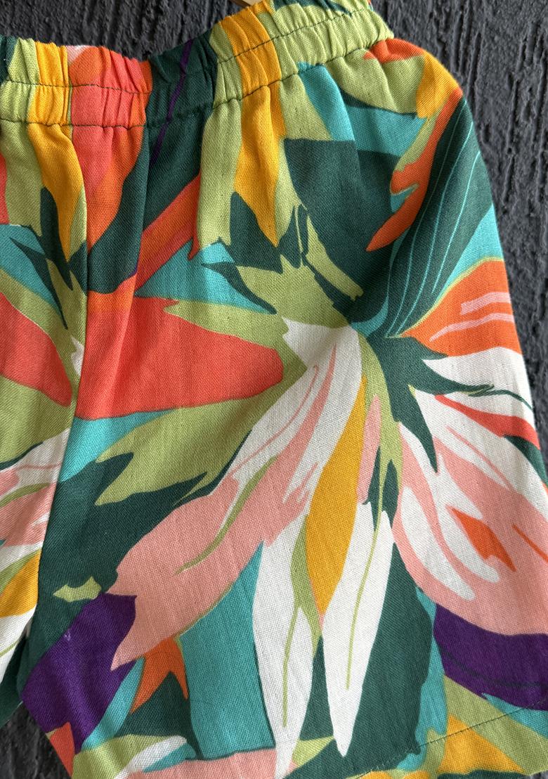 Multi Colour Parrot Print Boxer Set For Boys