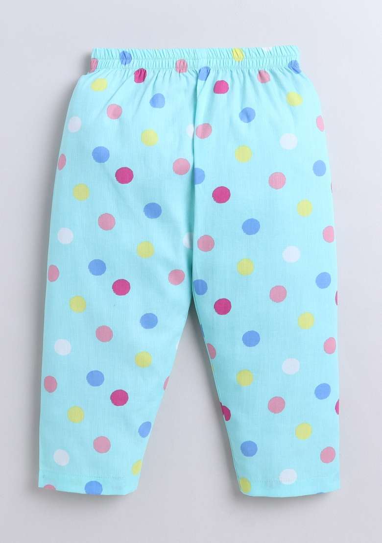 Green Printed Cotton Shirt Pant Set For Boys - Indya