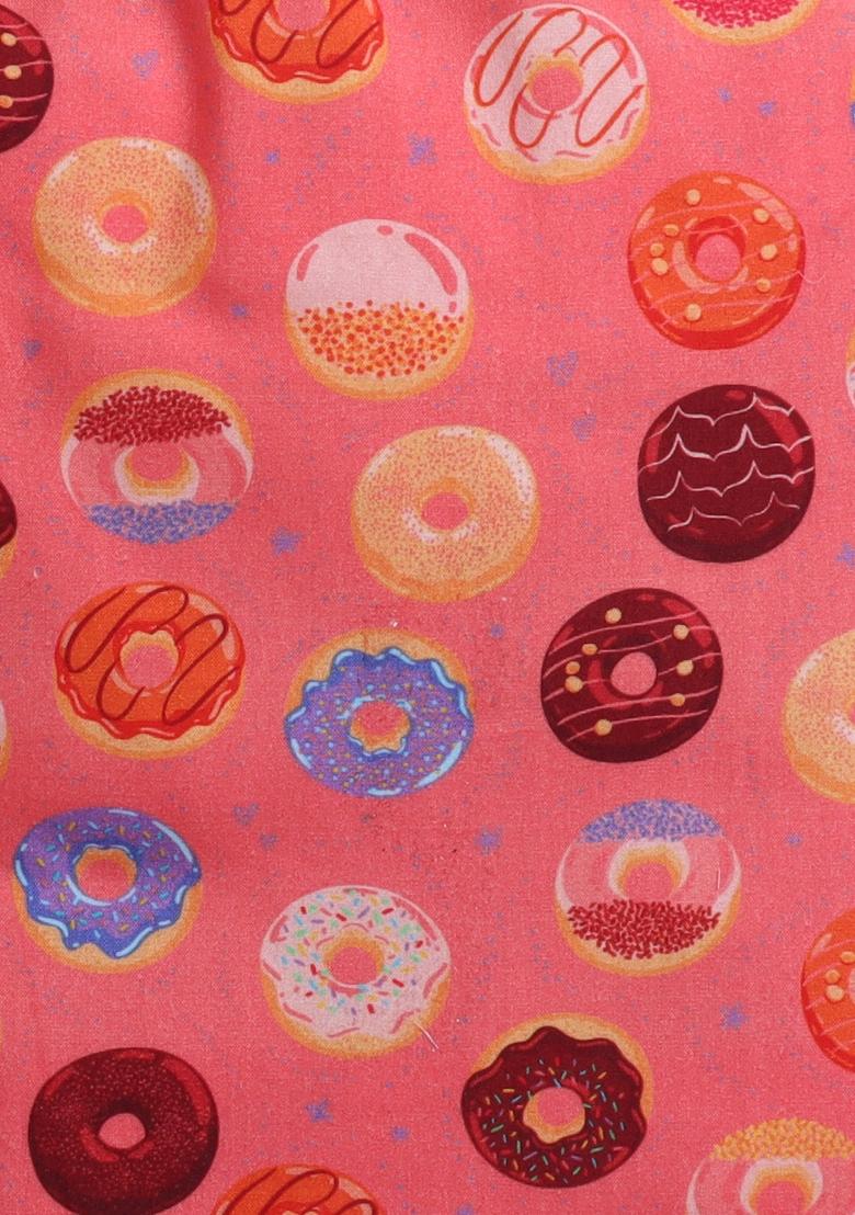 Orange Printed Cotton Shirt Pant Set For Boys - Indya