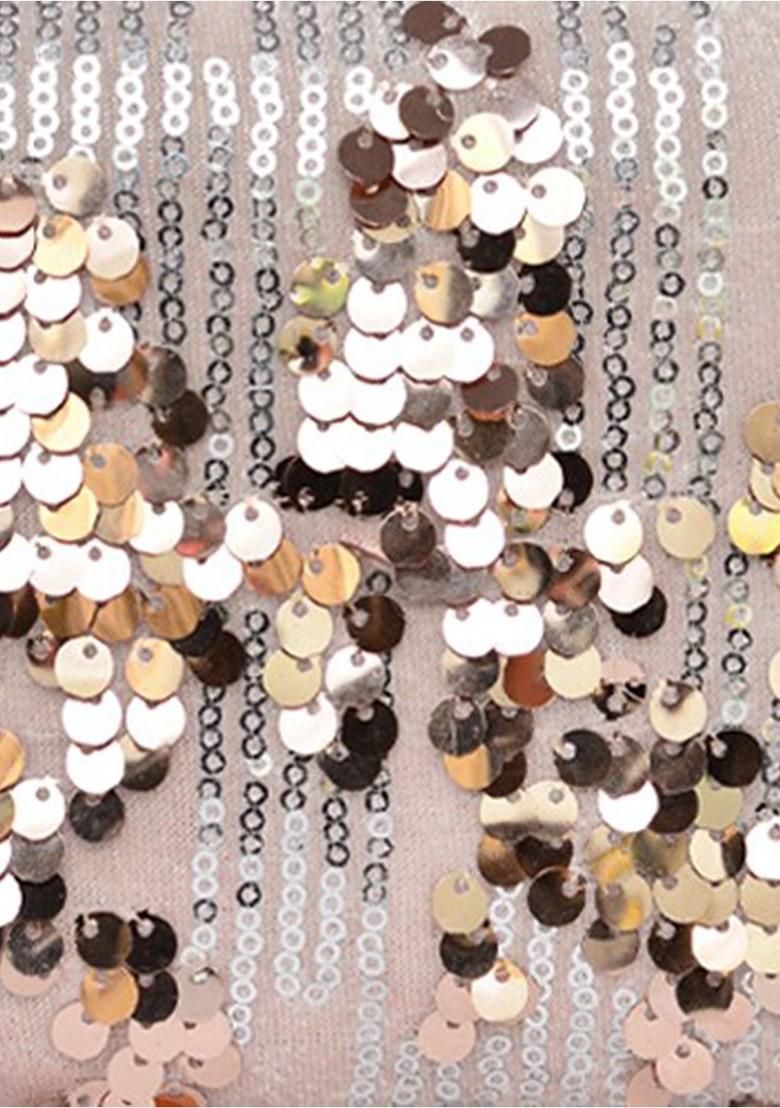 Cream Satin Women Embroidered Embellished Box Clutch - Indya