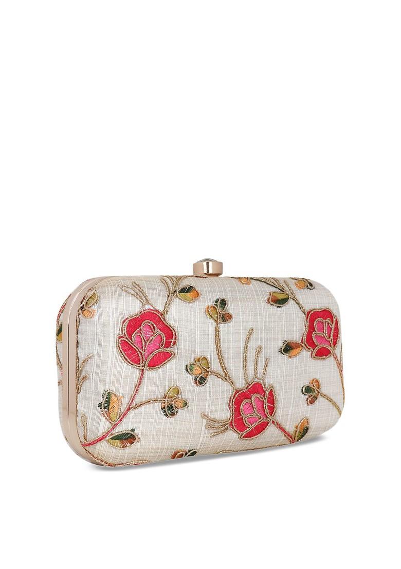 Women Multicoloured Embroidered Clutches
