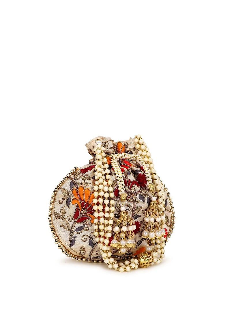 Embroidered Potli Clutch