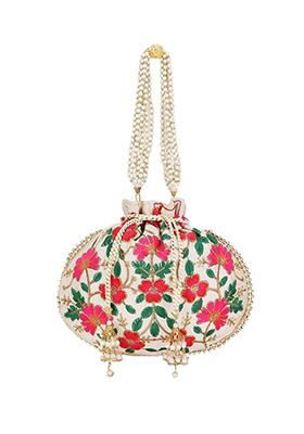 Embroidered Potli Clutch
