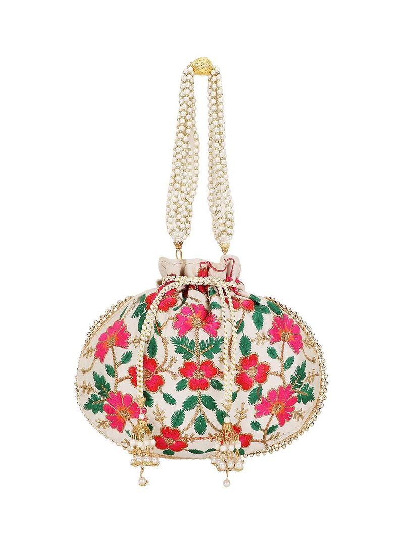 Embroidered Potli Clutch