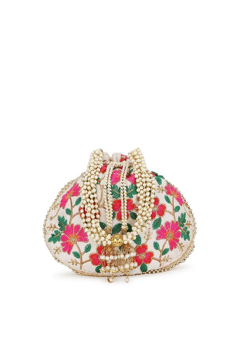 Embroidered Potli Clutch