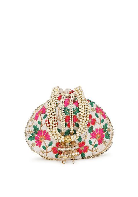 Embroidered Potli Clutch