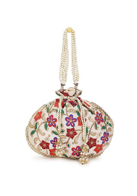 Embroidered Potli Clutch