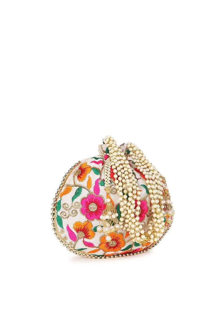 Embroidered Embroidered Potli Clutch