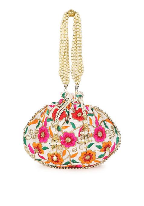 Embroidered Embroidered Potli Clutch