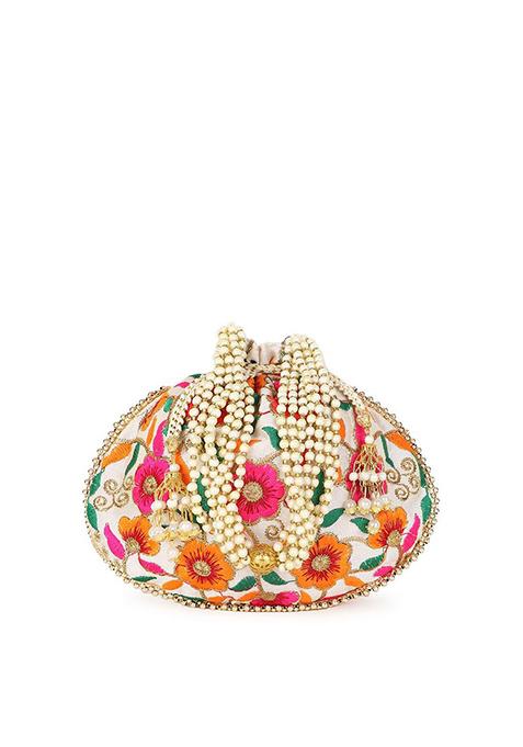 Embroidered Embroidered Potli Clutch