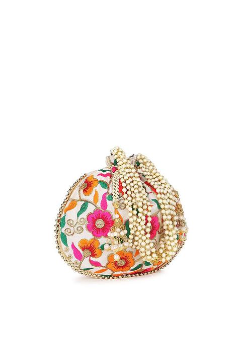Embroidered Embroidered Potli Clutch
