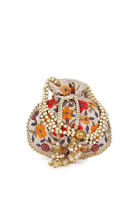 Embroidered Potli Clutch