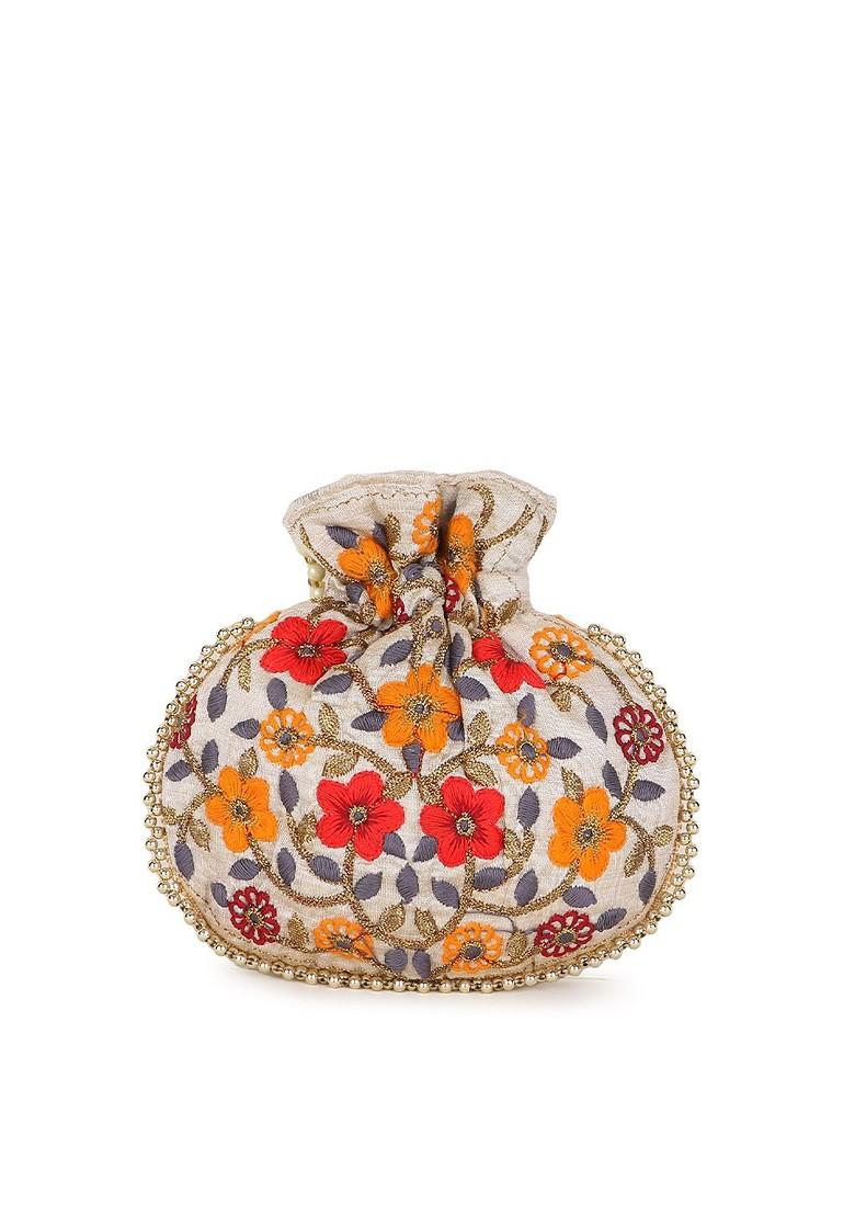 Embroidered Potli Clutch