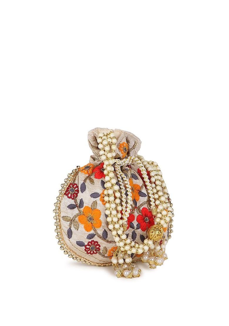 Embroidered Potli Clutch