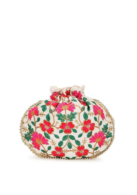 Embroidered Potli Clutch