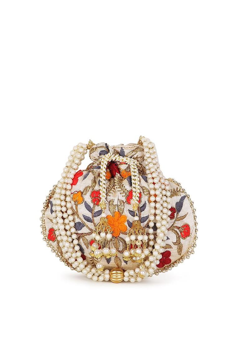 Embroidered Potli Clutch