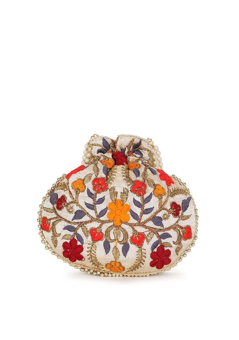 Embroidered Potli Clutch