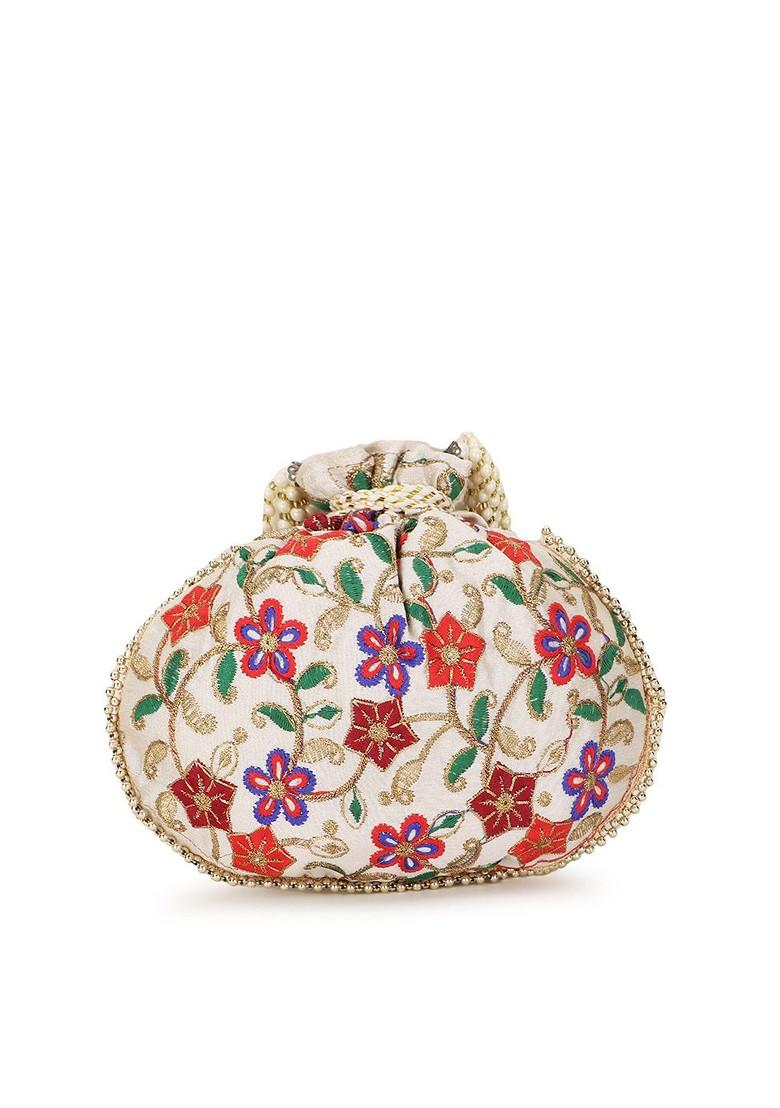 Embroidered Potli Clutch