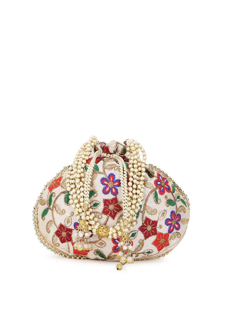 Embroidered Potli Clutch