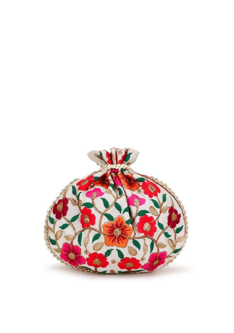 Embroidered Potli Clutch