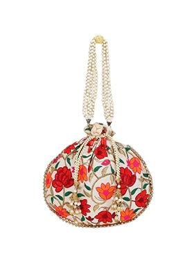 Embroidered Potli Clutch