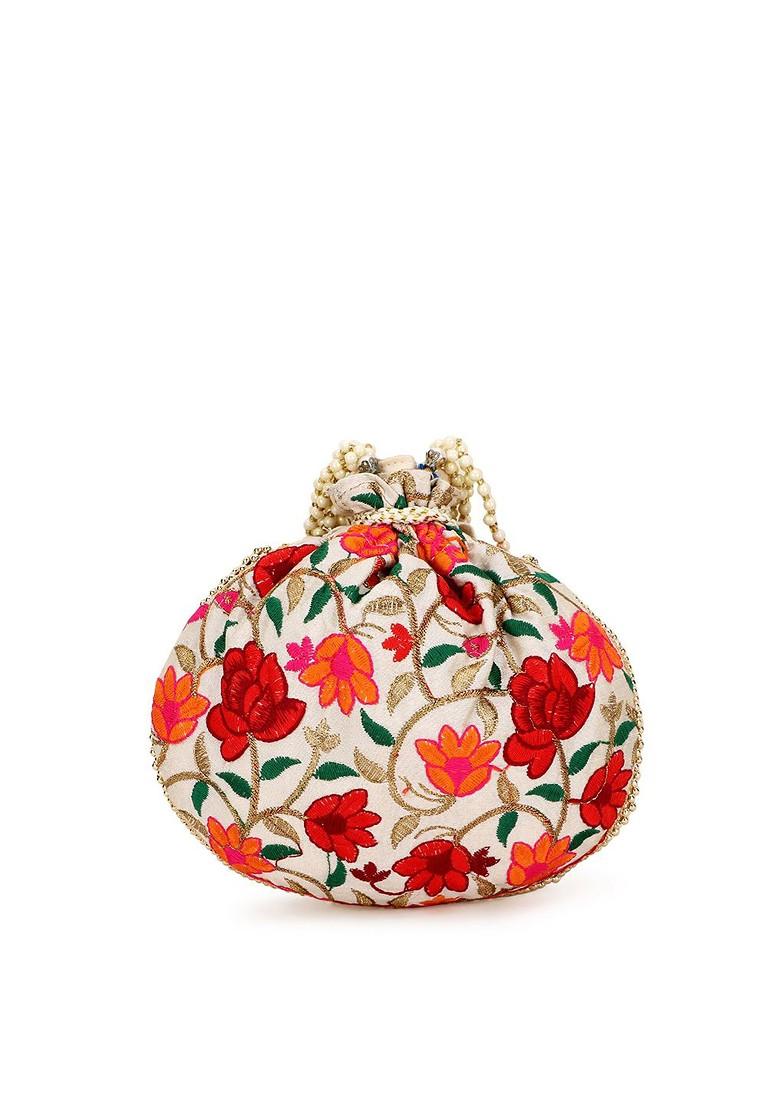 Embroidered Potli Clutch