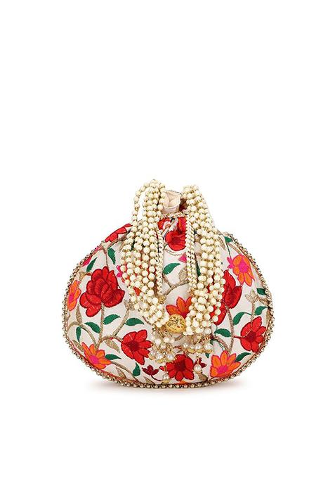 Embroidered Potli Clutch