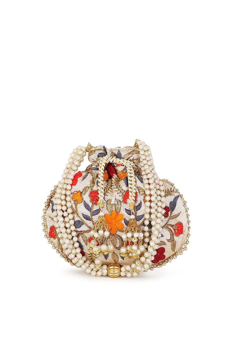 Embroidered Potli Clutch