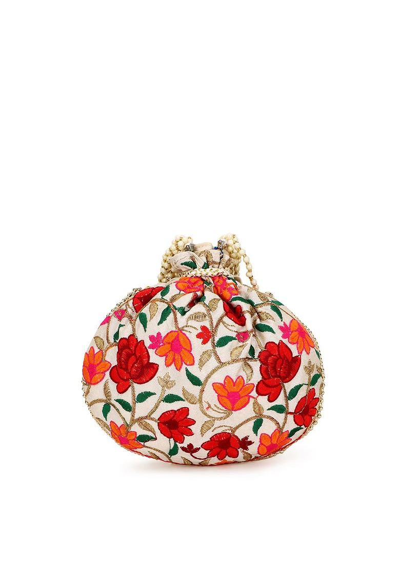 Embroidered Potli Clutch
