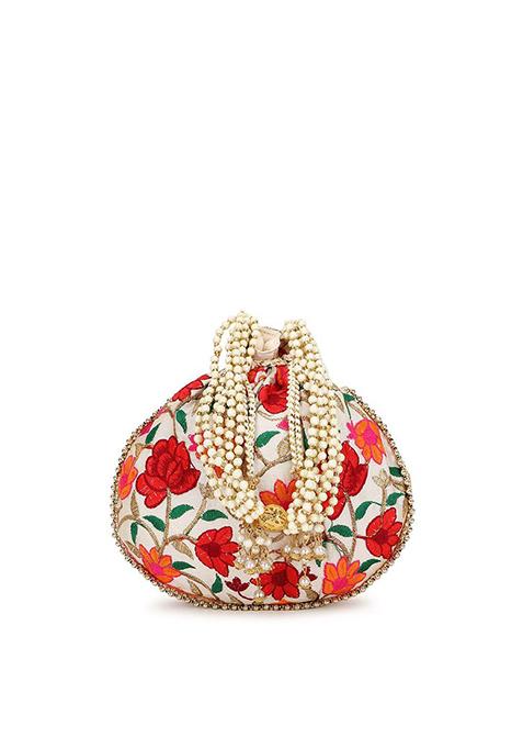 Embroidered Potli Clutch