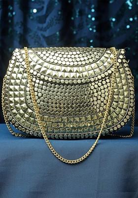 Embellished Box Clutch