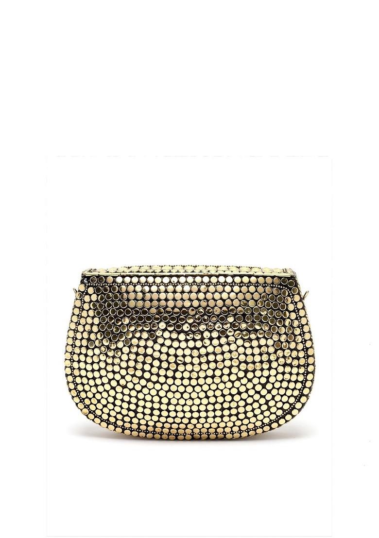 Embellished Box Clutch