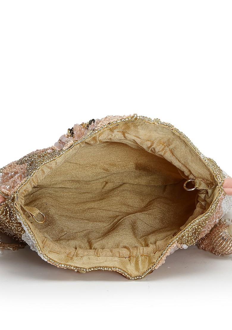 Embellished Tasselled Potli Clutch